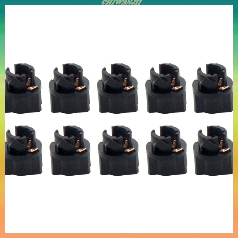 Bộ 10 Chuôi Đèn T5 Gắn Bảng Đồng Hồ Xe Hơi 3 / 8 &quot;