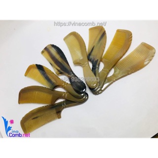 Lược sừng chuôi bầu 16cm khía vinacomb Trăm Nhung