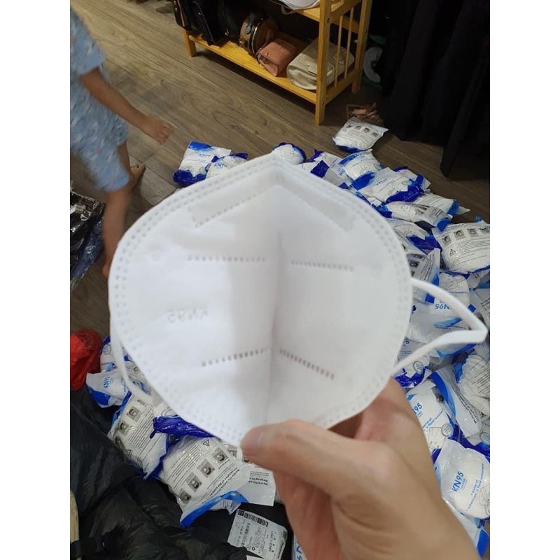 SET 10 CHIẾC Khẩu trang N95 KN95 5 lớp chống bụi mịn PM2.5, có kẹp kim loại chắc chắn ở sống mũi | BigBuy360 - bigbuy360.vn