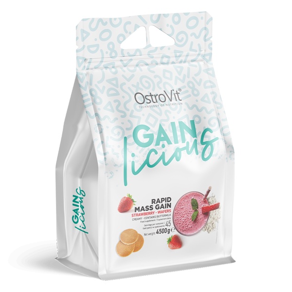 Sữa Tăng Cân, Tăng Cơ, Cung Cấp Whey Protein Ostrovit Gain Licious Mass Gainer