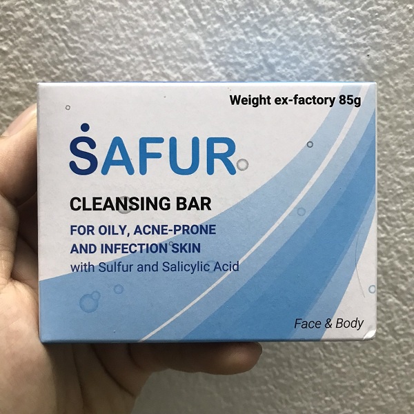 Xà phòng SAFUR, xà phòng ngừa mụn lưng ngực, xà phòng tắm cho người da dầu nhờn - 85g