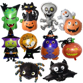 10 Bong Bóng Bơm Hơi Họa Tiết Halloween