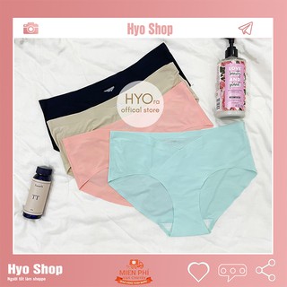 Quần lót bầu sau sinh cạp chéo su đúc không đường may thông hơi đồ lót bà bầu