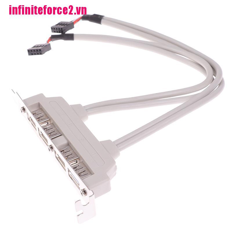 Cáp KếT NốI 4 CổNg Usb 2.0 Sang 9 Pin Cho Pc