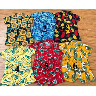 Bộ Pijama Hoa Qủa Trẻ EM Nhiều Màu