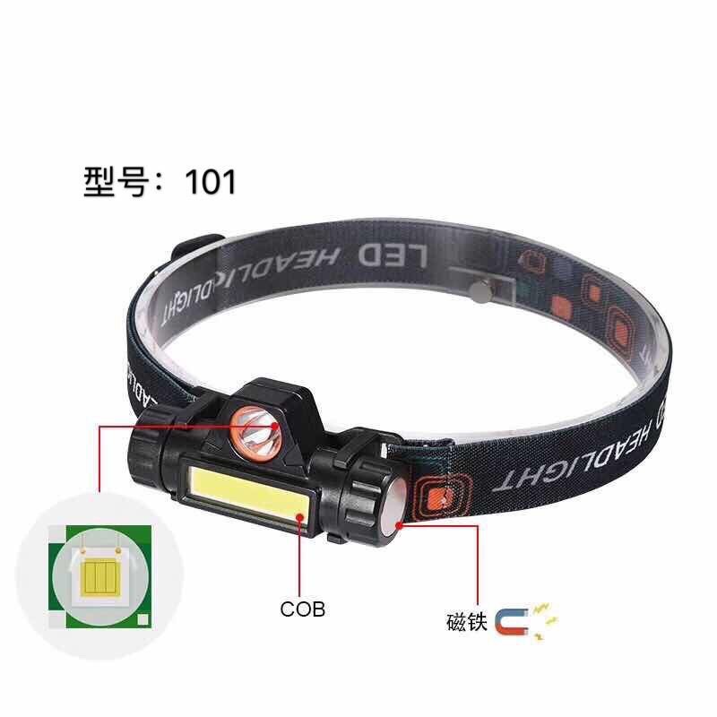 Đèn Đội Đầu Mini 101 Siêu Sáng, Đèn Pin Đội Đầu Mini Siêu Sáng Kèm Pin + Sạc