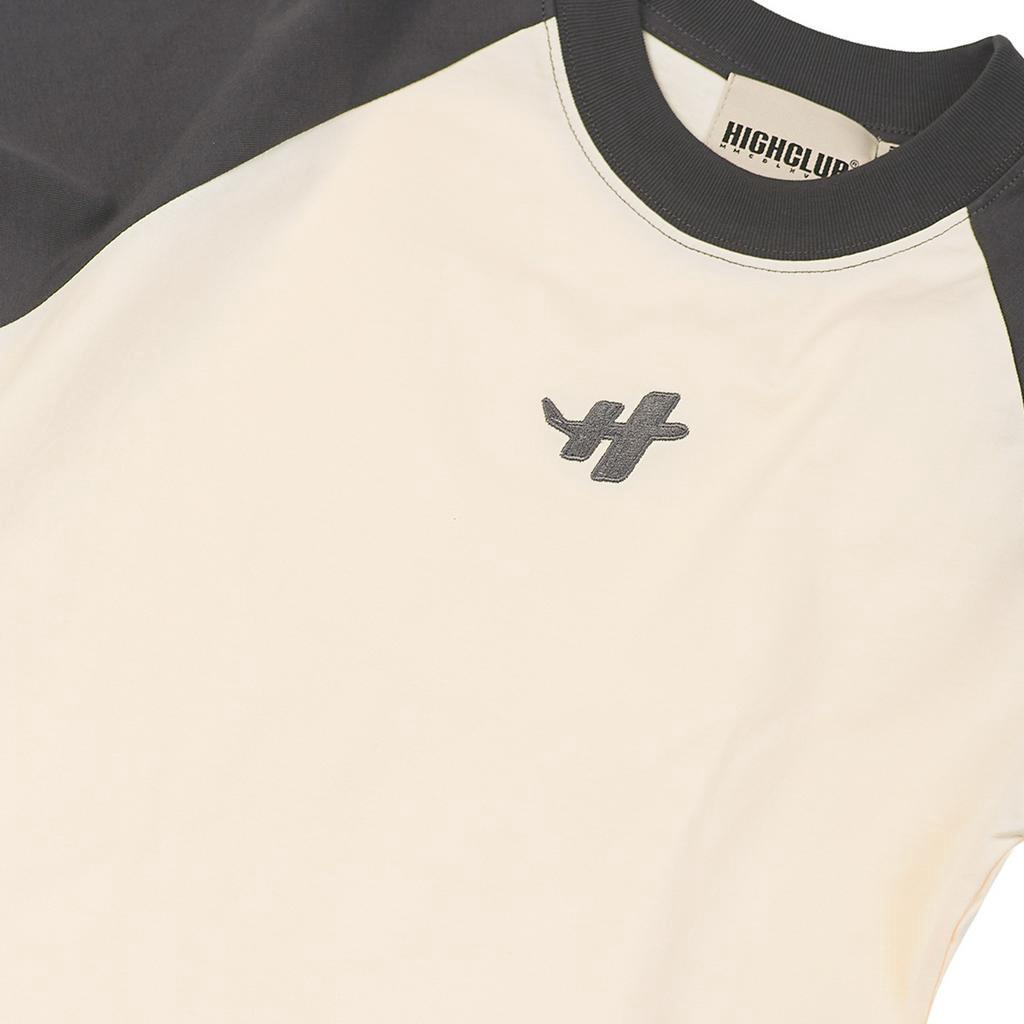 Áo Thun TEE H RAGLAN OVERSIZE  Nam/Nữ 3 màu Cổ Tròn - HIGHCLUB Brand Chính Hãng