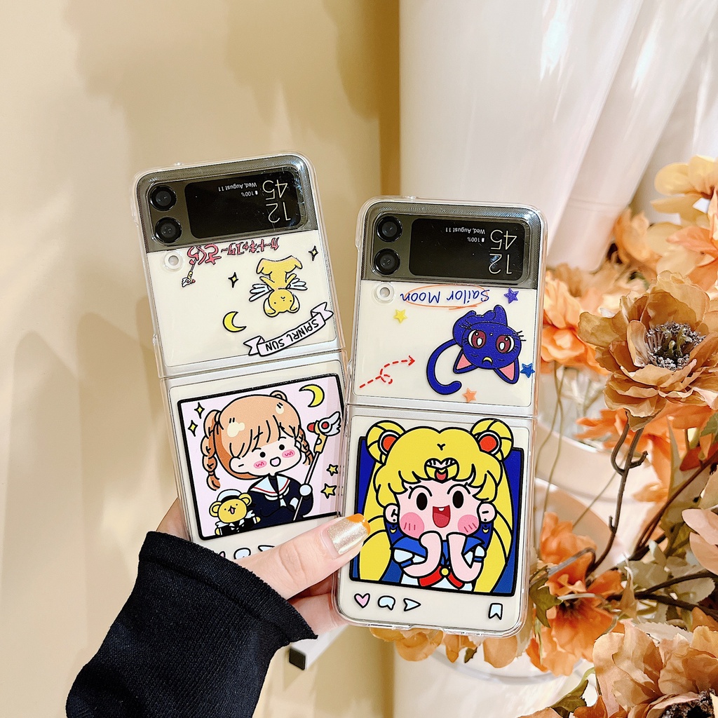 Ốp Điện Thoại PC Cứng Chống Sốc Họa Tiết Graffiti Cho Samsung z Flip 3 zflip3 z Flip3