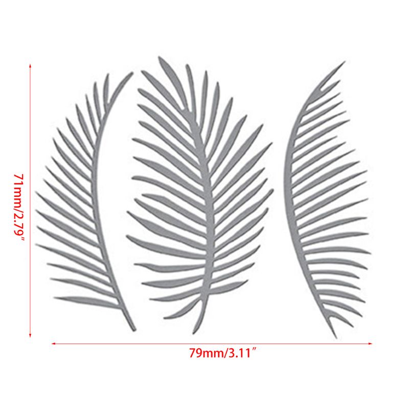 Khuôn Cắt Hình In Nổi Hình Lá Làm Thẻ Scrapbook