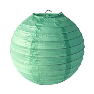[NHÀ CỦA ANG] Lồng đèn tròn giấy xanh pastel size 30cm