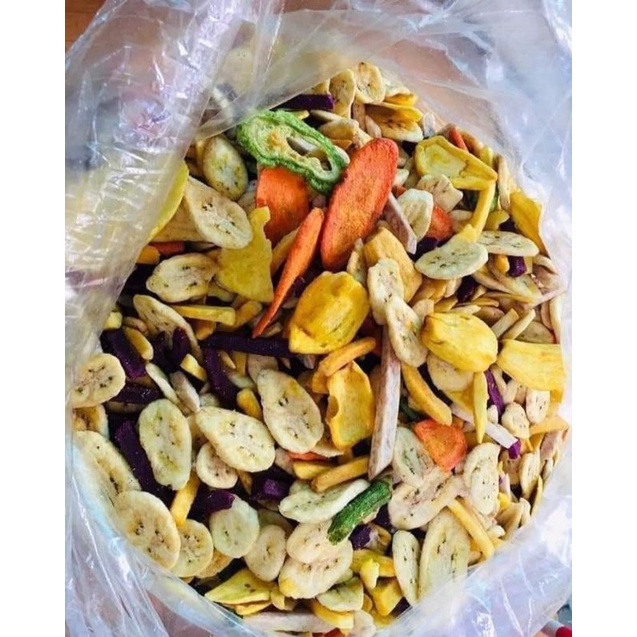 Trái cây sấy thập cẩm loại A nguyên miếng