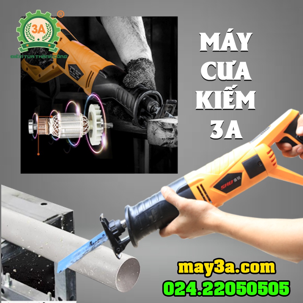 Máy cưa kiếm đa năng 3A1100W - Gồm 7 lưỡi cưa - Máy cưa kiếm cầm tay