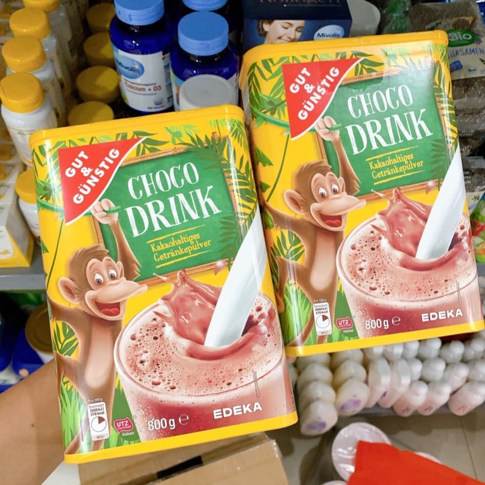 Bột Cacao Choco Drink - BỘT CA CAO ĐỨC - BỘT SOCOLA CHOCODRINK 800GR