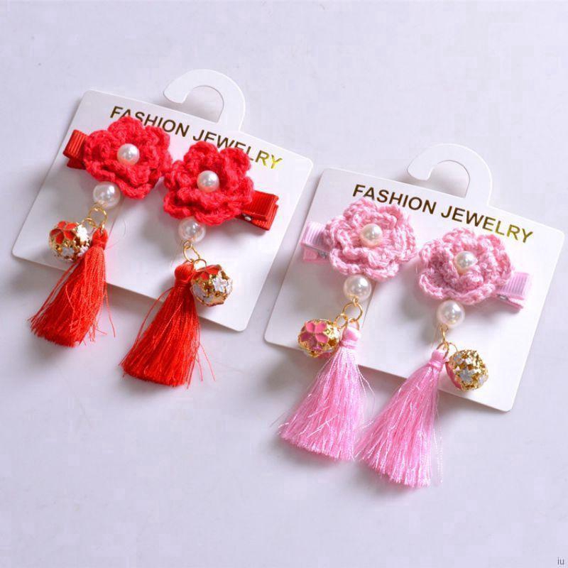 Cute Chinese Style Fringed Hair Accessories for Girls