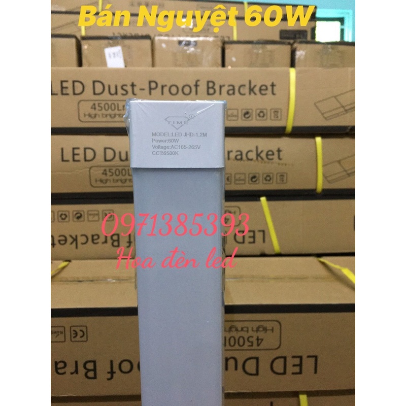 Bóng đèn tuýp led bán nguyệt 60W siêu sáng 1,2m