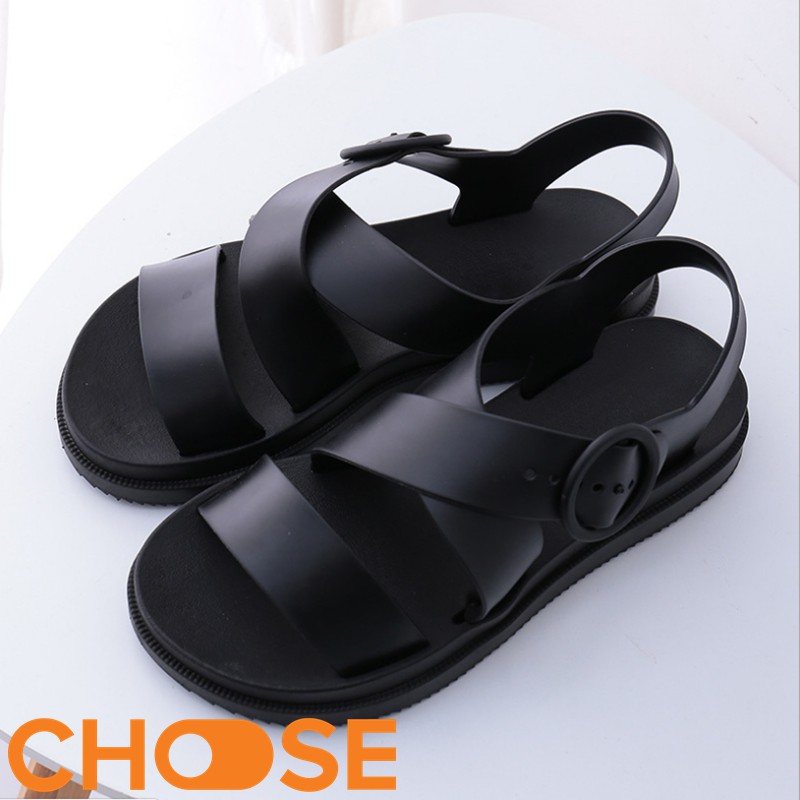 Giày Nữ GIÁ RẺ Sandal CHỐNG NƯỚC Cao Su Quai Chéo | BigBuy360 - bigbuy360.vn