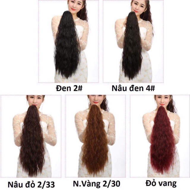 Hình thật-tóc giả ngoặm xù❤️freeship-ảnh thật