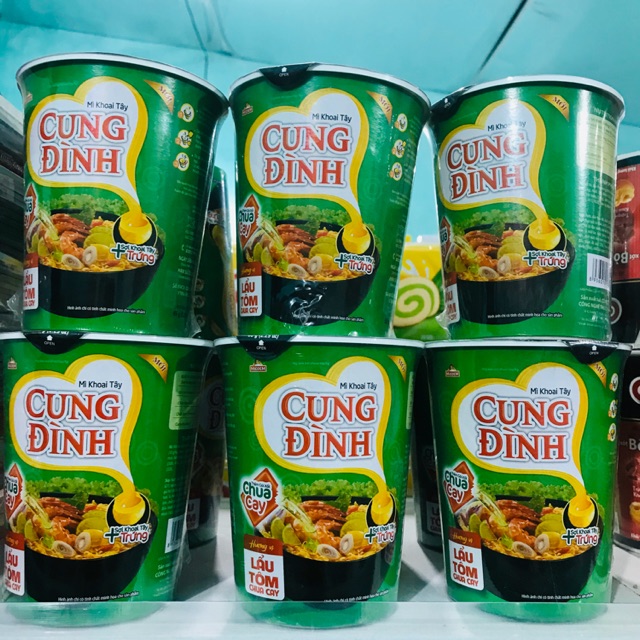 Mì cốc khoai tây Cung Đình lẩu tôm chua cay 65g