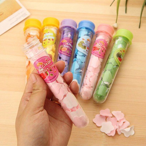1 Tuýp xà phòng giấy tiện dụng - không mùi - không hại da tay
