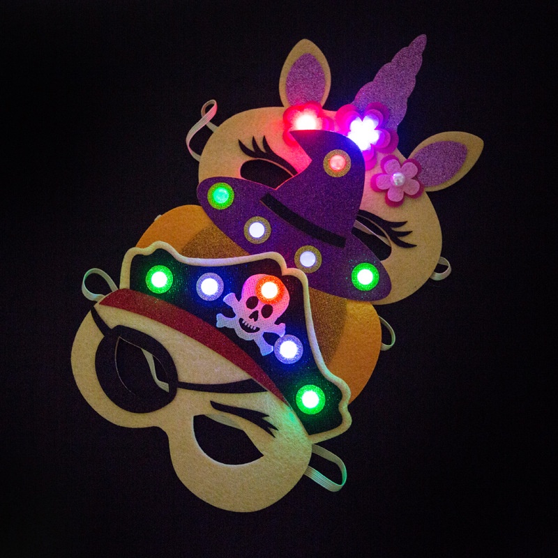 Mặt Nạ Mắt Hóa Trang Halloween Phát Sáng