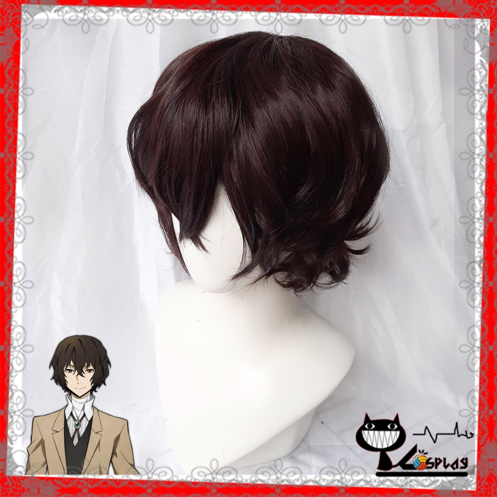 Wig/tóc giả cosplay Dazai - Bầy chó hoang - Bungo no stray dogs màu nâu đen