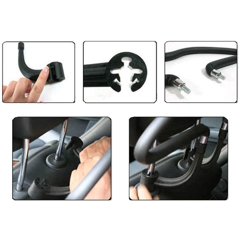 Giá Treo Đồ Gắn Lưng Ghế Xe Hơi Tiện Dụng