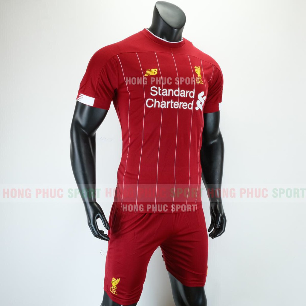 XẢ KHO BỘ QUẦN ÁO ĐÁ BÓNG THỂ THAO NAM ĐỘI TUYỂN LIVERPOOL 2019