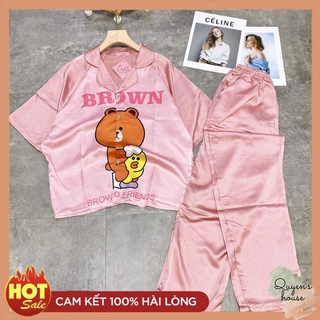 Bộ lụa pijama cánh dơi in 3D