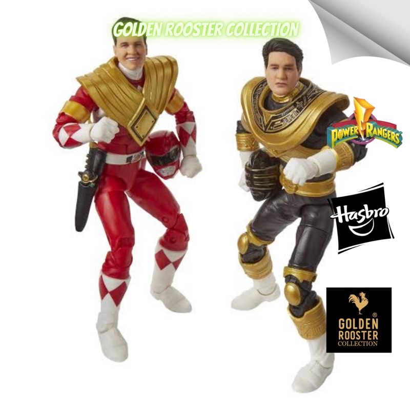 Mô hình nhân vật SDCC Lightning Collection Exclusive: MMPR Red Ranger & Zeo Gold Ranger 2-Pack