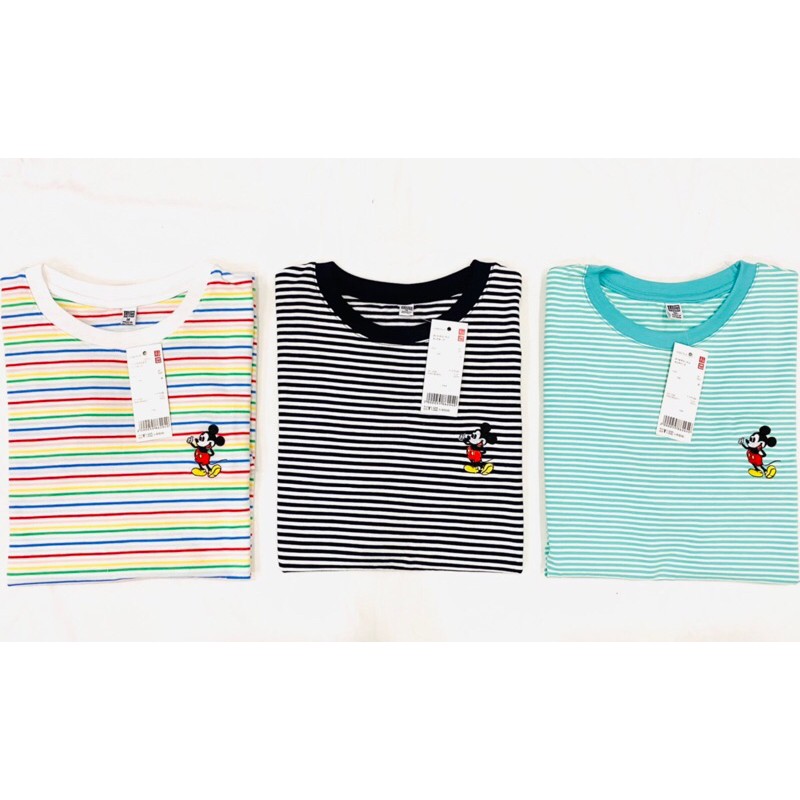 ÁO THUN SỌC MICKEY THÊU