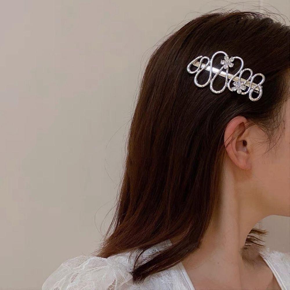 Kẹp Tóc VANES1 Bằng Hợp Kim Họa Tiết Hoa Nho Ngọt Ngào Dễ Phối Đồ Phong Cách Hàn Quốc