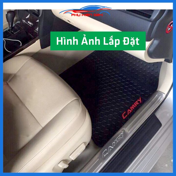 Lót sàn ô tô cao su Camry 2012-2018 không mùi chống trơn trượt
