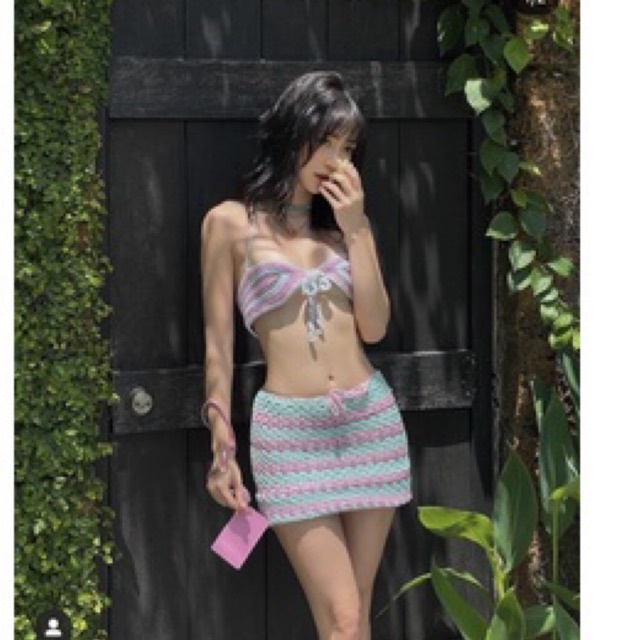 BIKINI WITH SUN - BIKINI LEN -MÓC THEO YÊU CẦU( ẢNH THẬt)