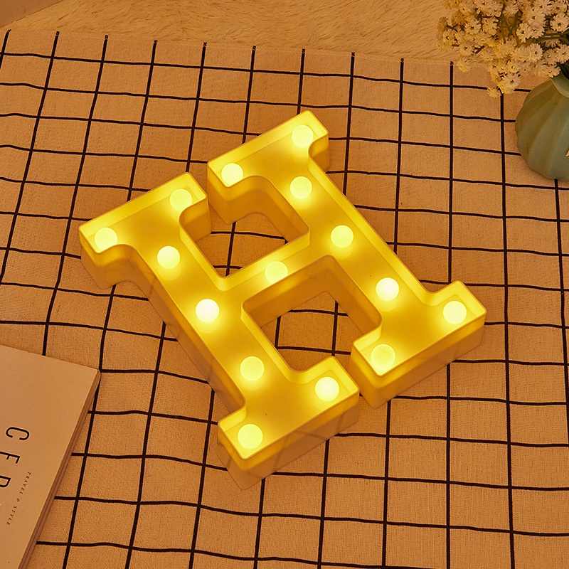 Đèn Led chữ cái số SIZE LỚN sinh nhật, đèn sinh nhật, Trang trí phụ kiện sinh nhật cho bữa tiệc