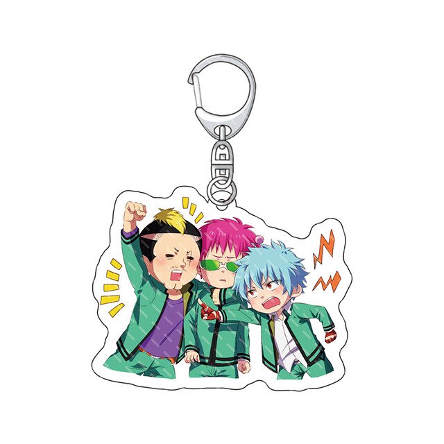 Móc khóa chibi Manga Saiki Kusuo no Psi-nanno Psi-nan móc khoá quà lưu niệm phụ kiện túi xách balo keyring bằng arcrylic