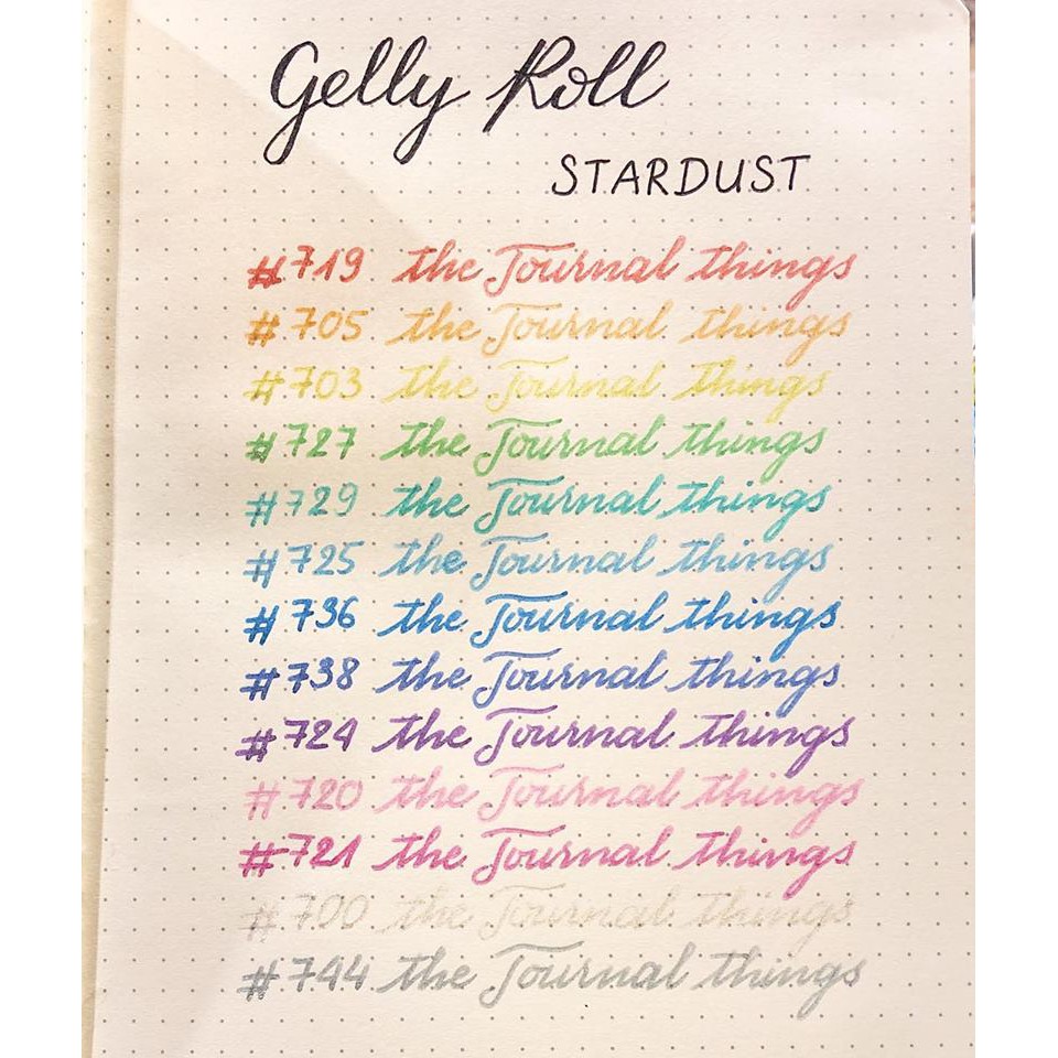 Bút Sakura Gel Pen Stardust