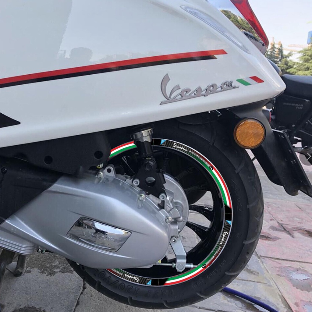 Vespa Hình dán bánh xe Phản chiếu Xe máy đề can Đối với PIAGGIO GTS300 Sprint 150 300