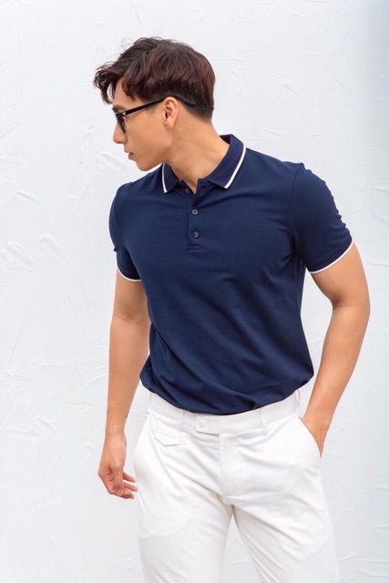 Áo Thun Nam Cổ Bẻ Viền Thanh Lịch (Ảnh + Video Thật) | BigBuy360 - bigbuy360.vn