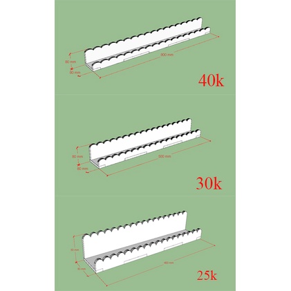 Thanh để Sơn Nail Combo 5 Thanh