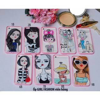 Ốp viền girl hien dai cho iphone 5,6,7