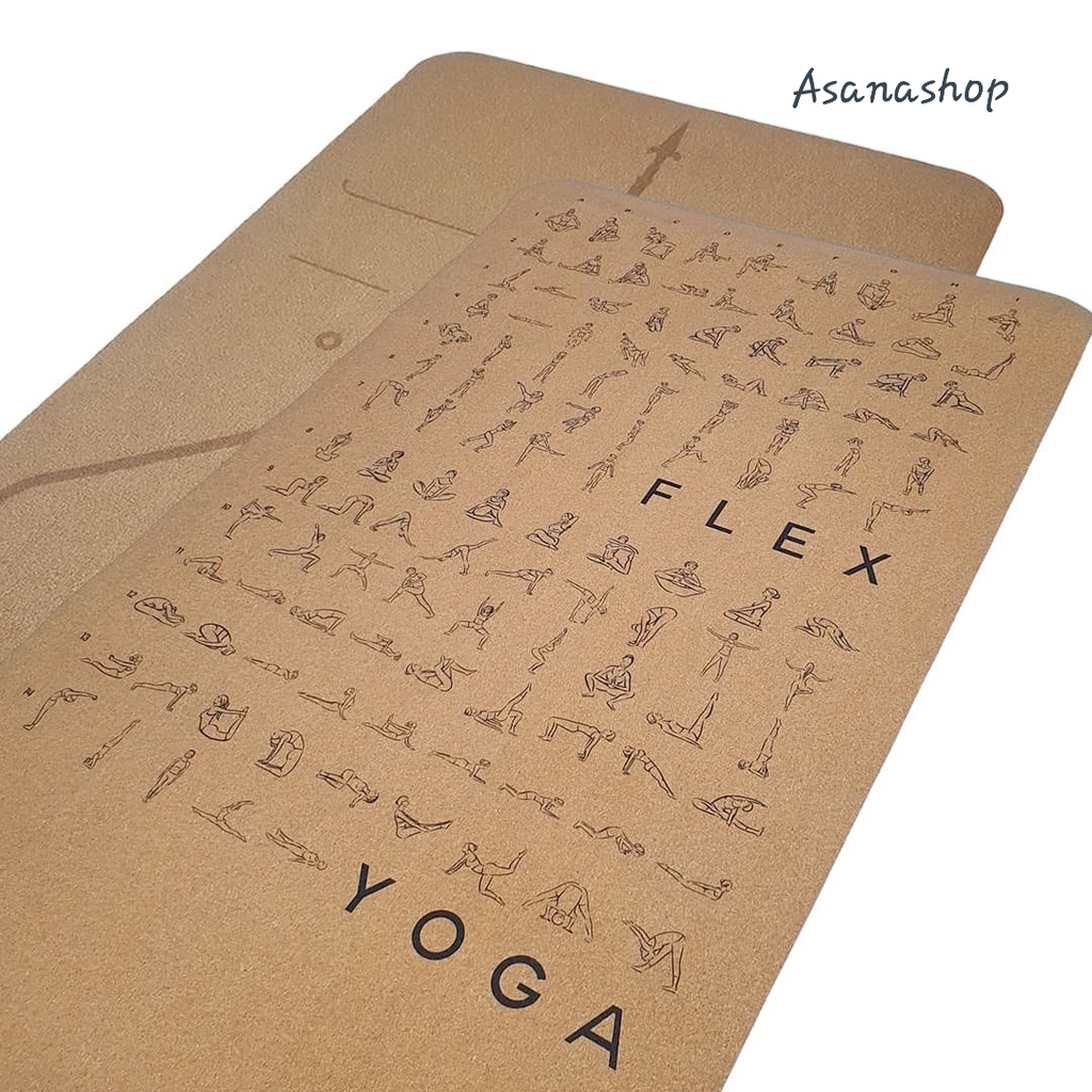 Thảm Yoga Gỗ Bần Tự Nhiên Cao Cấp, Thấm Hút Mồ Hôi Vượt Trội, Chống Trơn Trượt, Nhập Đài Loan, Hãng beYoga