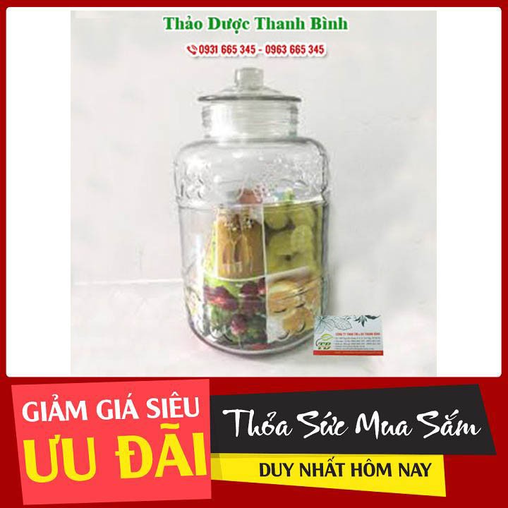 Bình Quả Nổi T 10 lit - Hũ Ngâm Sâm 10 lit