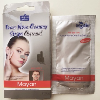 Miếng dán lột mụn đầu đen MAYAN từ HÀN QUỐC (Hộp 4 miếng)