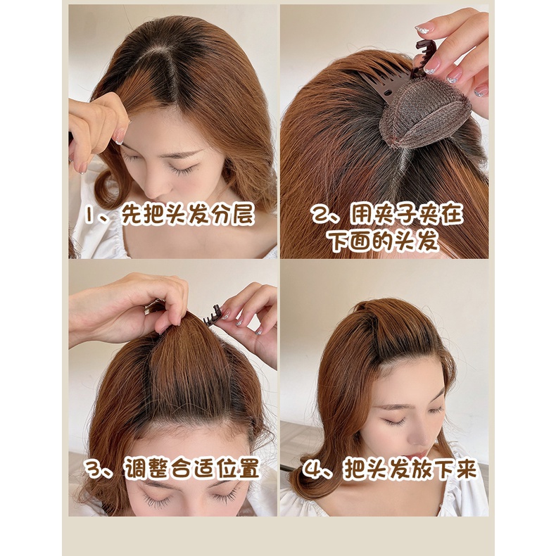Kẹp Tóc Phồng Vô Hình Phong Cách Hàn Quốc Cho Nữ
