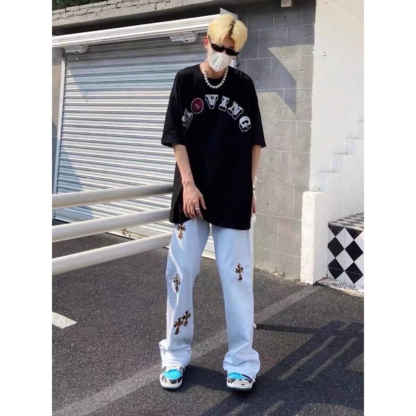 Quần Chorme hearts Da báo