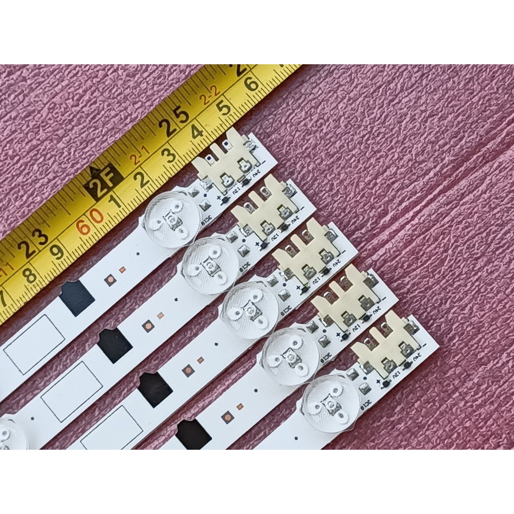 BỘ LED TIVI SAMSUNG 32F4100 32F4001 32F4500 32F5000 MỚI 100% BỘ 5 THANH, MỖI THANH 9 BÓNG 3V