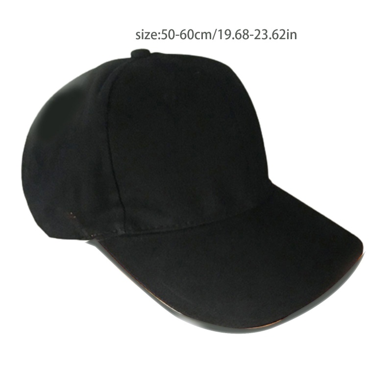 Mũ Lưỡi Trai Gắn Đèn LED Phát Sáng Phong Cách Thể Thao Thời Trang Halloween / Giáng Sinh Mới