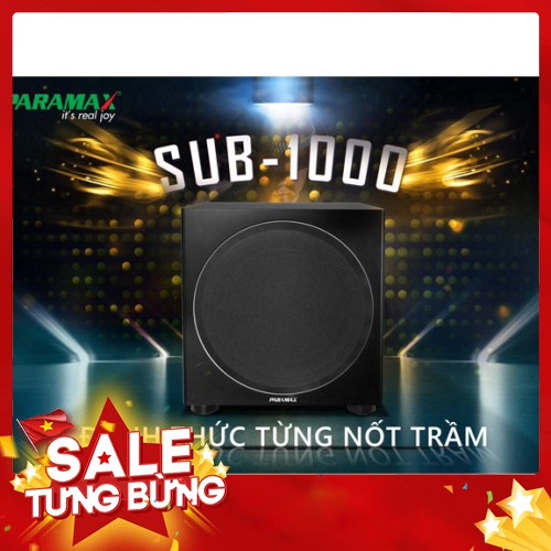 [ HÀNG CHẤT LƯỢNG] Súp điện Loa Paramax SUB-1000 New - Giá tốt nhất miền nam