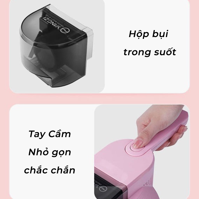 Máy hút bụi giường đệm Yangzi CM80, công suất 300W lực hút lớn 12000Pa sử dụng tia UV diệt mọi loại vi khuẩn gây hại