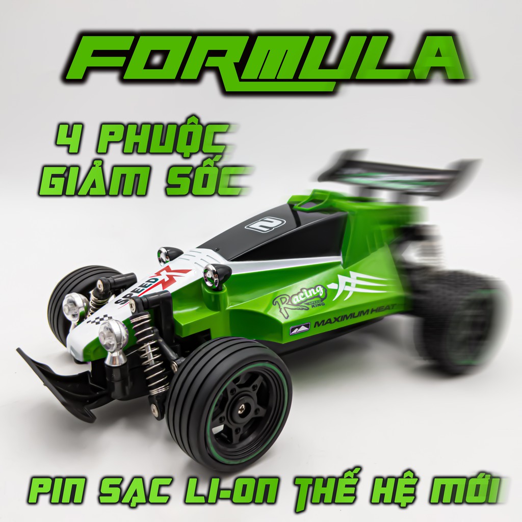 Xe đua F1 tốc độ cao FORMULA điều khiển từ xa - Pin sạc - Tỉ lệ 1:16